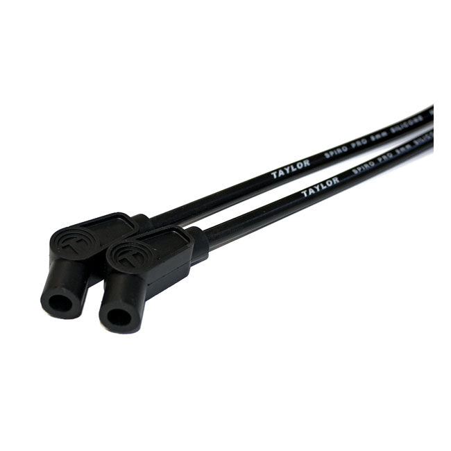 Taylor, 8mm Spiro-Pro universal spark plug wire set. Black Spark Plug Wires Taylor