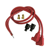 Taylor, 8mm Carbon Core Univ. Spark Plug Wire Set. Red Spark Plug Wires Taylor