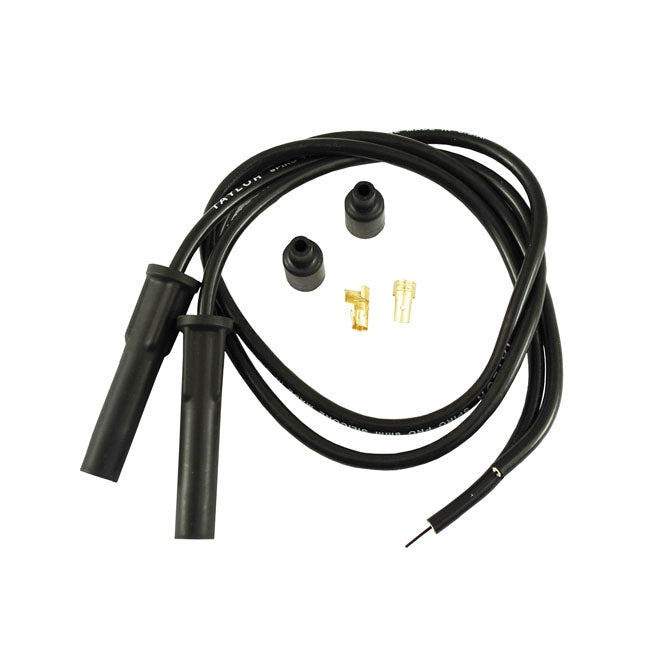 Taylor, 8mm Pro Comp Univ. Spark Plug Wire Kit. Black Spark Plug Wires Taylor