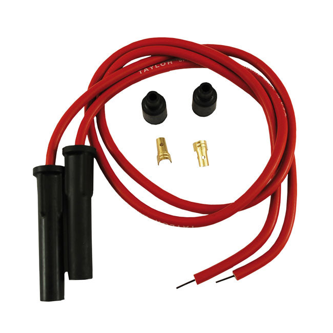 Taylor, 8mm Pro Comp Univ. Spark Plug Wire Kit. Red Spark Plug Wires Taylor