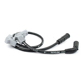 Taylor, 9mm Fire Power Spark Plug Wire Set. Black/Silver Spark Plug Wires Taylor