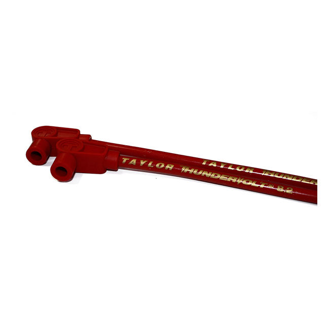 Taylor, 8.2mm Thunder Volt Spark Plug Wire Set. Red Spark Plug Wires Taylor
