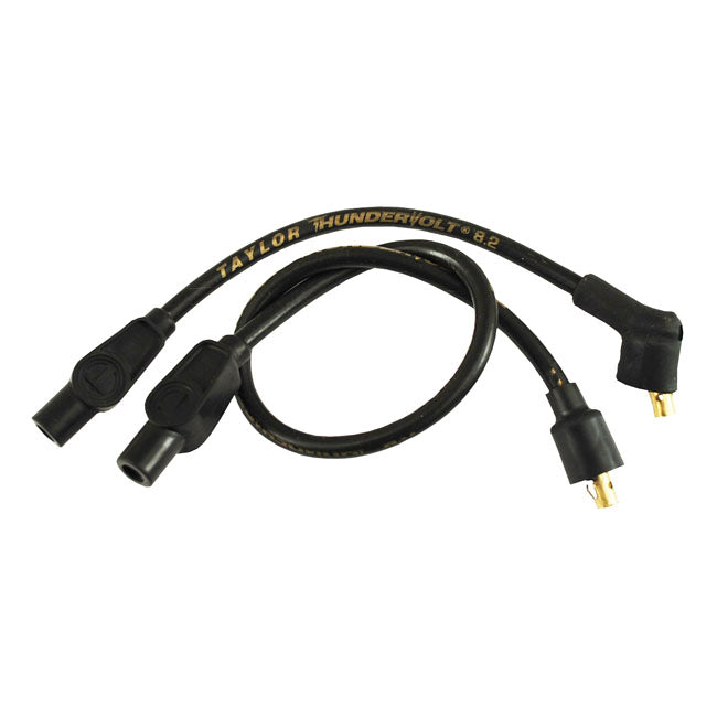 Taylor, 8.2mm Thunder Volt Spark Plug Wire Set. Black Spark Plug Wires Taylor