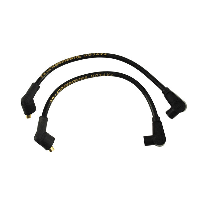 Taylor, 8.2mm Thunder Volt Spark Plug Wire Set. Black Spark Plug Wires Taylor
