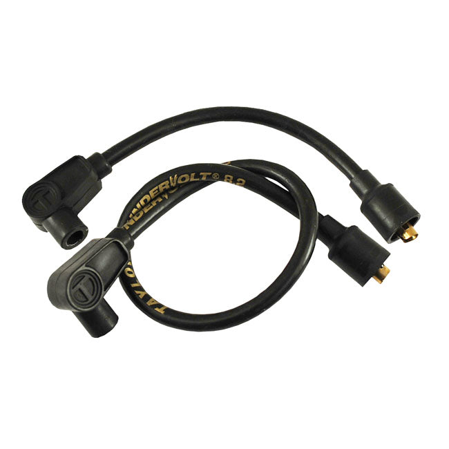 Taylor, 8.2mm Thunder Volt Spark Plug Wire Set. Black Spark Plug Wires Taylor