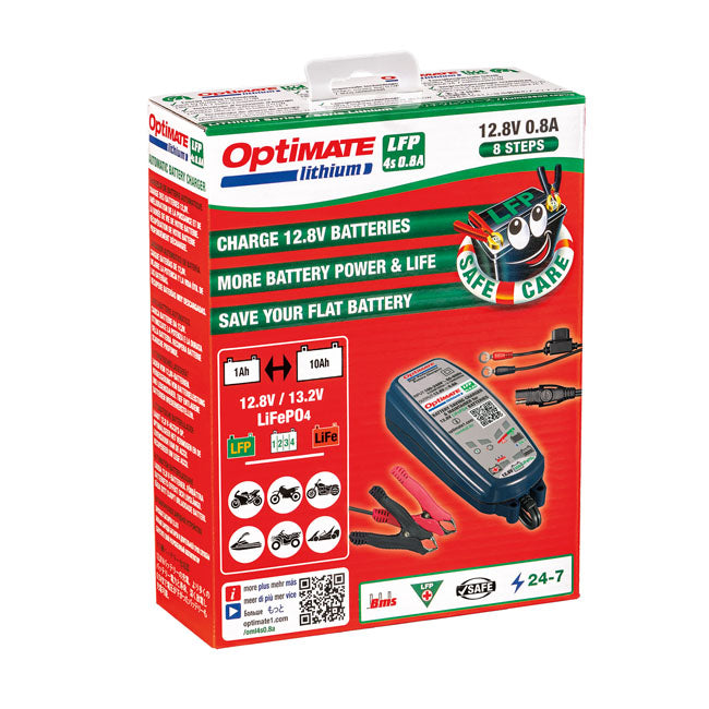 Tecmate Opti Mate Lithium Battery Charger Battery Chargers Optimate