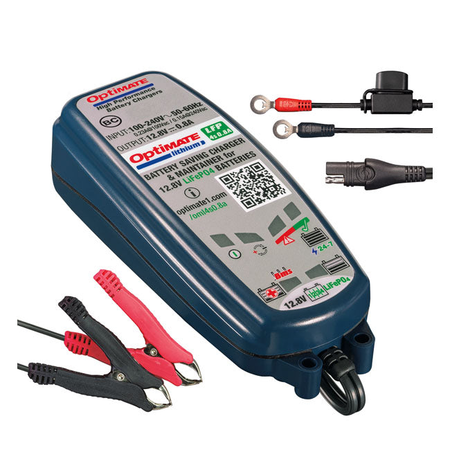 Tecmate Opti Mate Lithium Battery Charger Battery Chargers Optimate