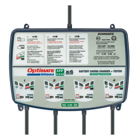 Tecmate Opti Mate, Lithium 4s 0.8 A 4 Bank Battery Chargers Optimate