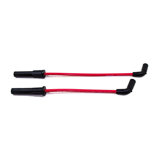 Taylor, 8mm Pro Wire Spark Plug Wire Set. Red Spark Plug Wires Taylor