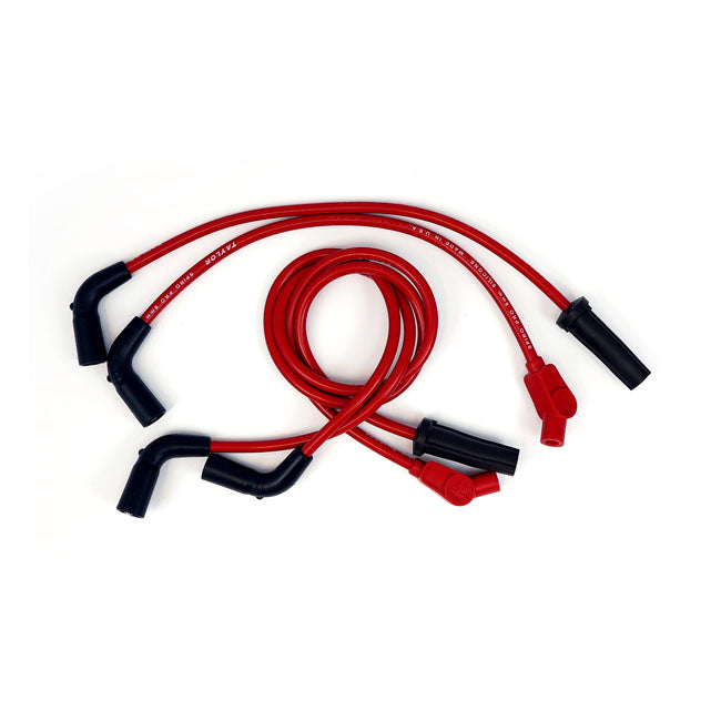 Taylor, 8mm Pro Wire Spark Plug Wire Set. Red Spark Plug Wires Taylor