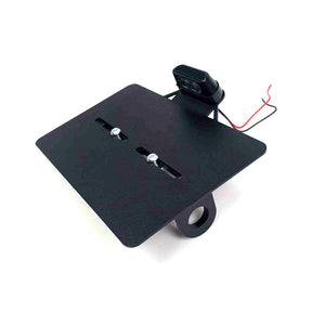 Westland Customs, Side Mount License Plate Bracket France License Plate Brackets Westland Customs