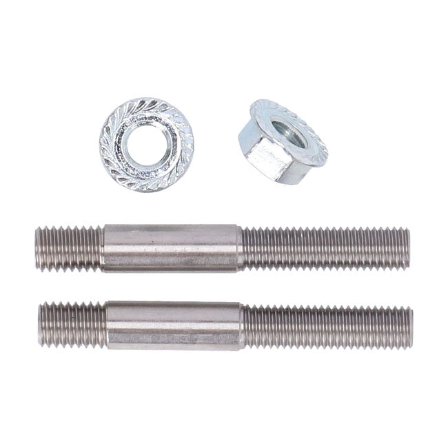 Westland Customs, Us To Metric Riser Stud Kit. 1/2 13 To M13 Risers Mounts Westland Customs