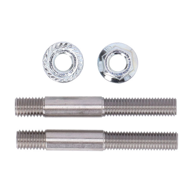 Westland Customs, Us To Metric Riser Stud Kit. 1/2 13 To M13 Risers Mounts Westland Customs