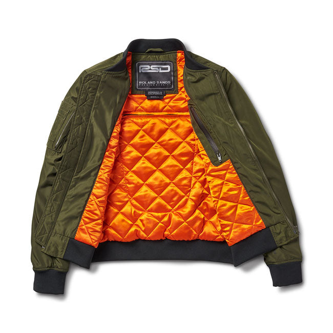 Roland Sands Cambria ladies jacket dark olive JACKETS FEMALE Roland Sands Design