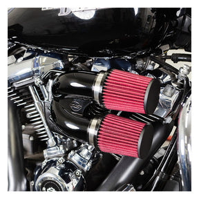 S&S Cycle Aircleaner T/I 17+ M8 Bk Air Cleaner S&S Cycle