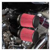 S&S Cycle Aircleanr T/I 08 17 Tc Bk Air Cleaner S&S Cycle