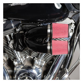 S&S Cycle Aircleanr T/I 08 17 Tc Bk Air Cleaner S&S Cycle