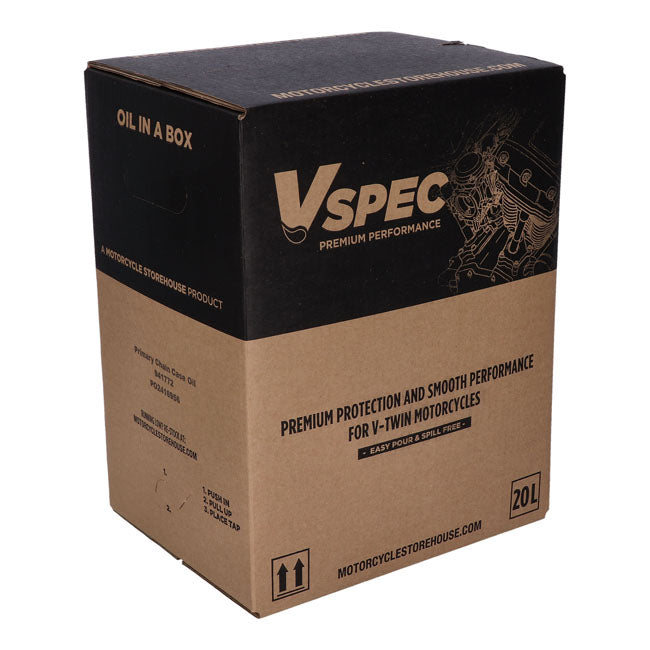 Vspec, Primary Chain Case Oil. 20 Liter Box Oils Vspec