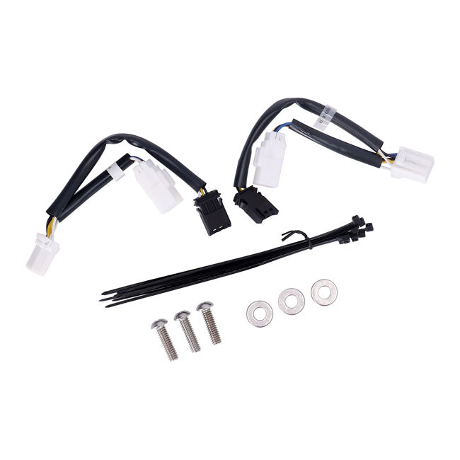 Custom Dynamics V2 Batwing LED Windshield Trim Sequential Turn Signal, Chrome - 06-13 Touring Windshields Trims Custom Dynamics