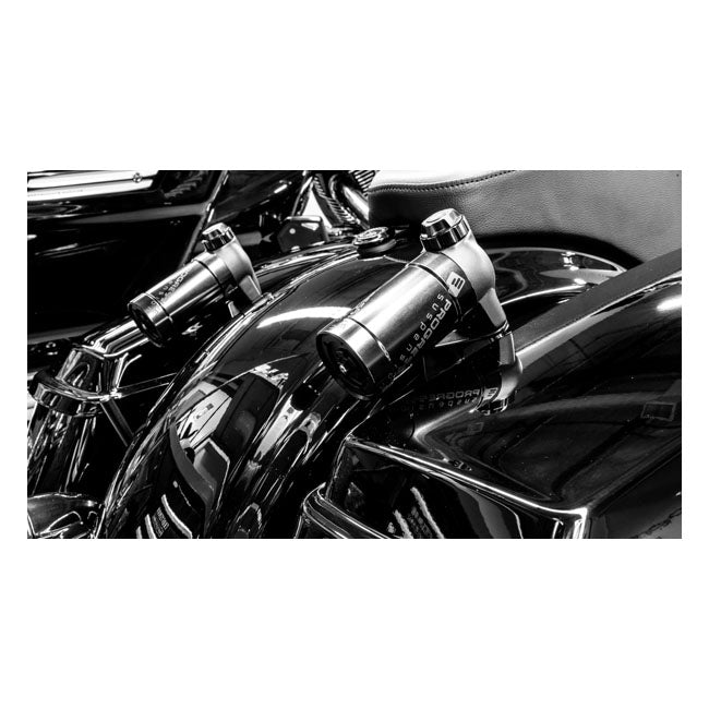 Progressive Suspension 990/970 Remote Reservoir Top Mount Brackets - 09+ Touring Suspension Mount Kits Progressive Suspension