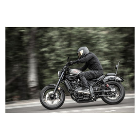 Burly, Slash cut side panel cover set. Left & Right. Black Side Covers Burly Brand