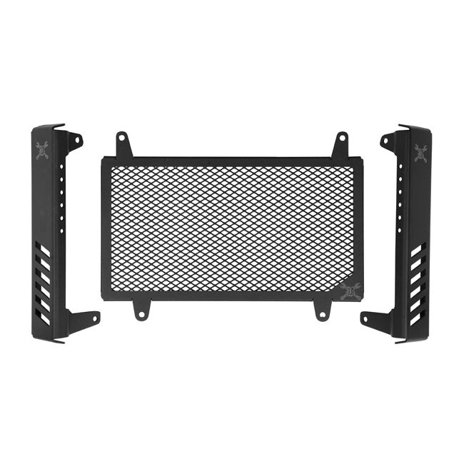 Burly, Slash cut radiator guard. Black Frame Filler Grills Burly Brand