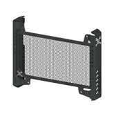 Burly, Slash cut radiator guard. Black Frame Filler Grills Burly Brand