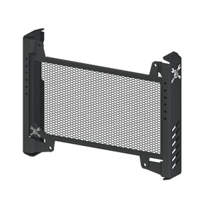 Burly, Slash cut radiator guard. Black Frame Filler Grills Burly Brand