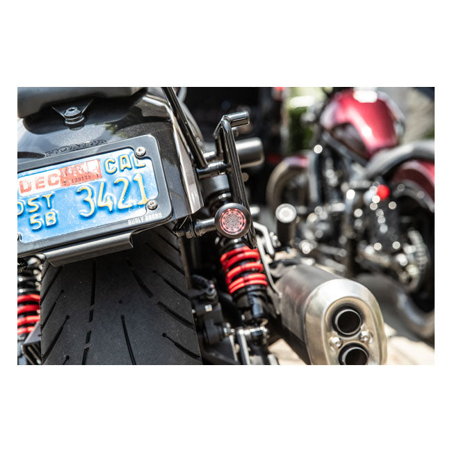Burly, Turn signal & license plate kit. Black License Plate Brackets Burly Brand