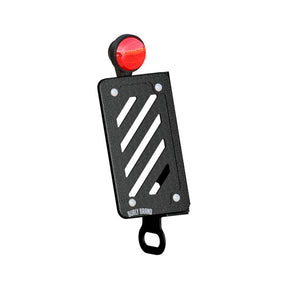 Burly, Side mount LED taillight & license plate kit. Black License Plate Brackets Burly Brand