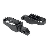 Burly, MX passenger foot peg set. Black Footpegs Burly Brand