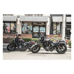 Burly, 12" / 30.5mm apehanger bar. Black Handlebars Burly Brand