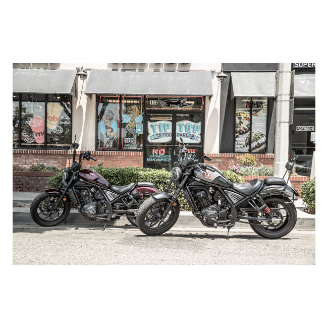Burly, 12" / 30.5mm apehanger bar. Black Handlebars Burly Brand