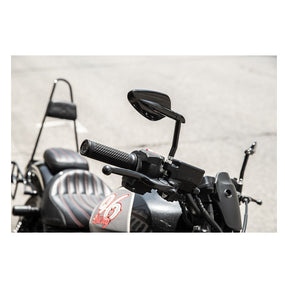 Burly, Slash cut grip set. Black Grips Burly Brand
