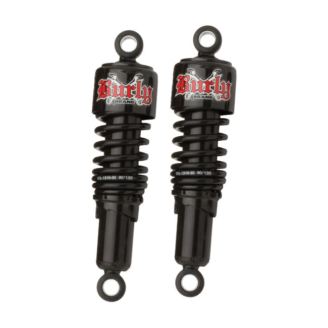 Burly, Slammer shocks 10.5" (26.5cm). Black Shock Absorbers Burly Brand