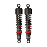 Burly, Stiletto shocks 13" (33cm). Black Shock Absorbers Burly Brand