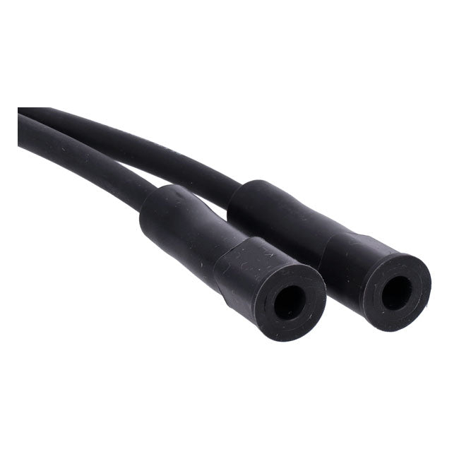 Blue Streak, XXX spark plug wire set. Black, white print Spark Plug Wires Standard
