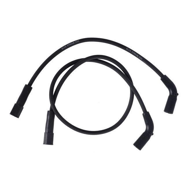 Blue Streak, XXX spark plug wire set. Black, white print Spark Plug Wires Standard