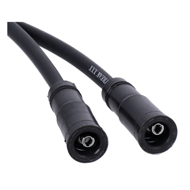 Blue Streak, XXX spark plug wire set. Black, white print Spark Plug Wires Standard