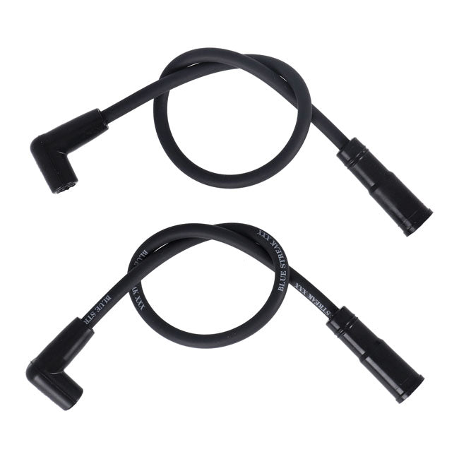 Blue Streak, XXX spark plug wire set. Black, white print Spark Plug Wires Standard
