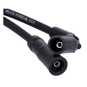 Blue Streak, XXX spark plug wire set. Black, white print Spark Plug Wires Standard