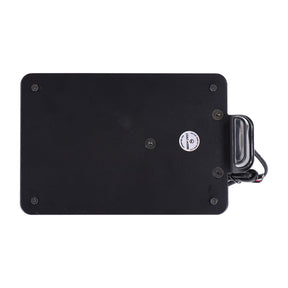 Cult-Werk, side mount license plate bracket, black. NL License Plate Brackets Cult Werk