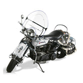 Nc, ''Vintage'' Reproduction Beaded Windshield. Clear Lower Windshield National Cycle