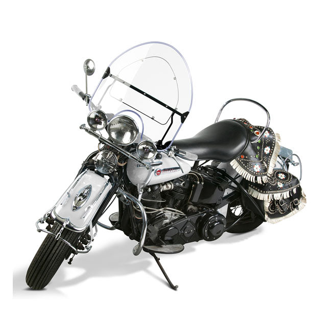 Nc, ''Vintage'' Reproduction Beaded Windshield. Clear Lower Windshield National Cycle