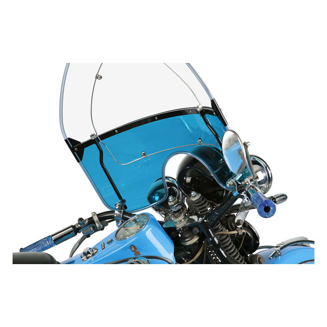 Nc, ''Vintage'' Reproduction Beaded Windshield. Blue Lower Windshield National Cycle