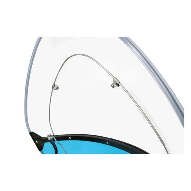 Nc, ''Vintage'' Reproduction Beaded Windshield. Blue Lower Windshield National Cycle