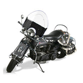 Nc, ''Vintage'' Reproduction Beaded Windshield. Black Lower Windshield National Cycle