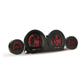 Koso North America HD-03 - 4 pieces LCD kit (8 changeable colors) - 14+ Touring Speedometers Koso North America