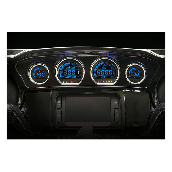 Koso North America HD-03 - 4 pieces LCD kit (8 changeable colors) - 14+ Touring Speedometers Koso North America