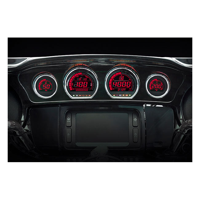 Koso North America HD-03 - 4 pieces LCD kit (8 changeable colors) - 14+ Touring Speedometers Koso North America